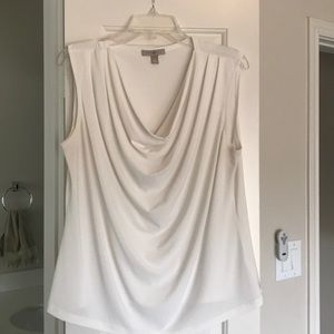 Sleeveless Cream Too